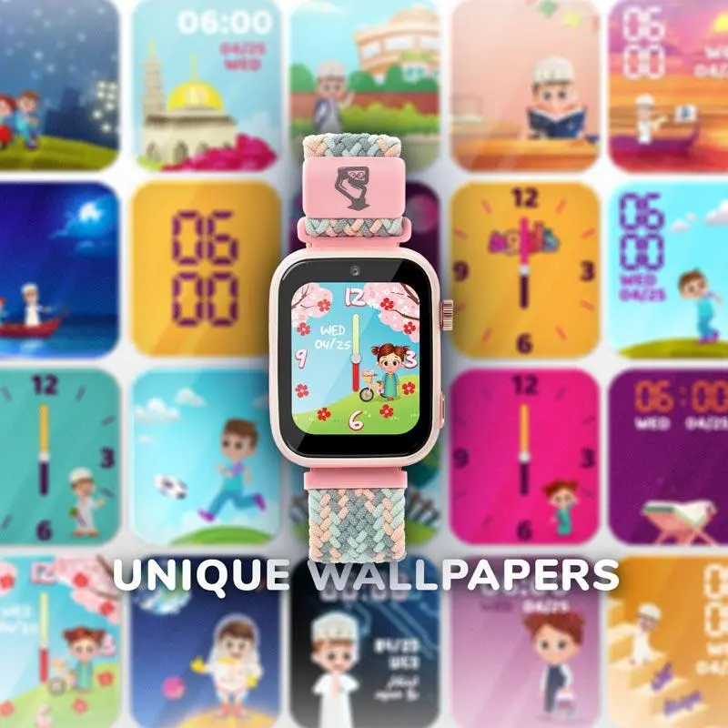 D18 Dawood 4G Smartwatch(Pink)